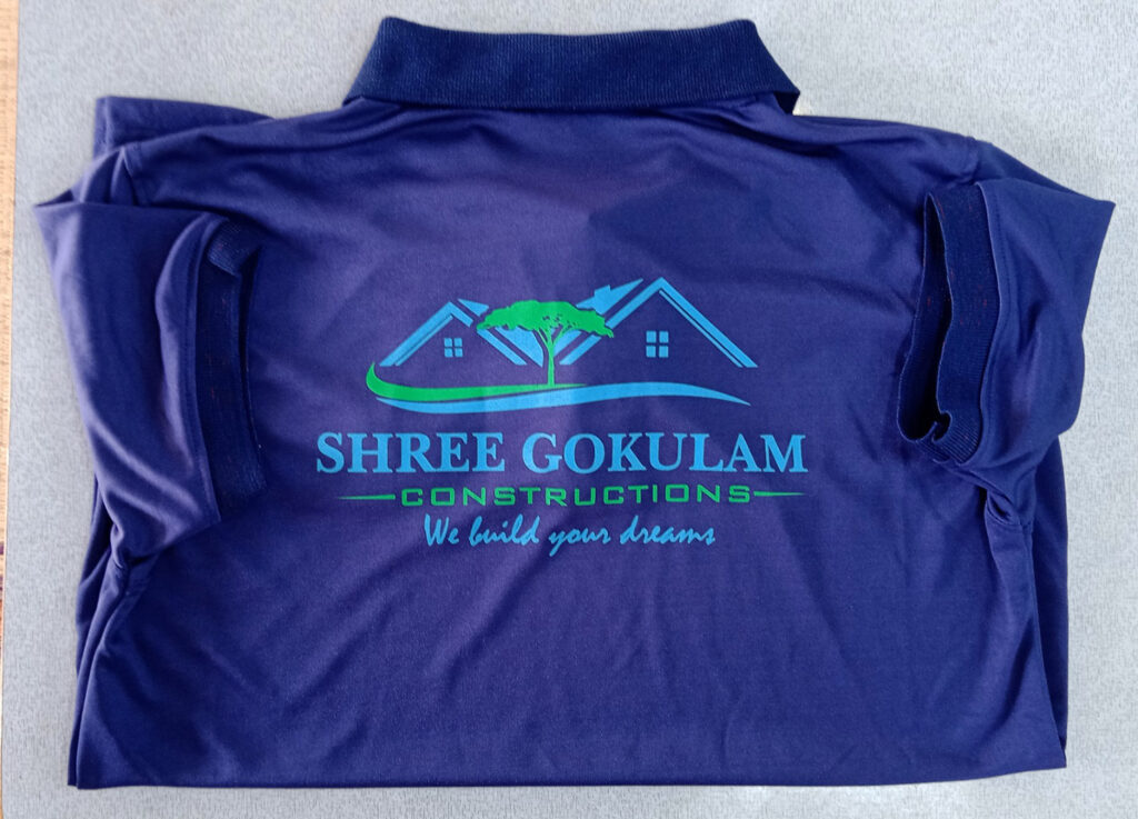 Sri Sakthi Garments - Shree Gokulam Construction Corporate Tshirts