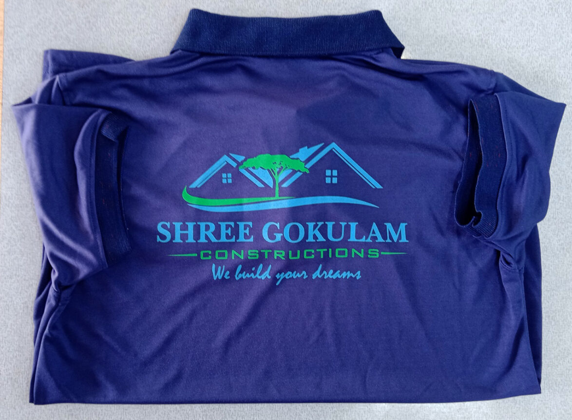 Sri Sakthi Garments - Shree Gokulam Construction Corporate Tshirts